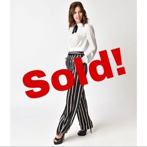 Unique Vintage 1940s wide leg pants- NWT